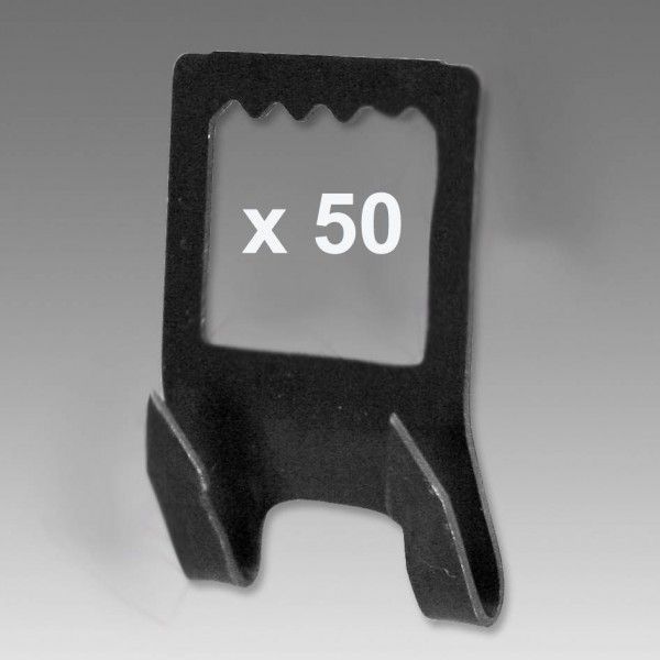 Colgador DOBLE PUNTA NEGRO para cartón pluma, foam