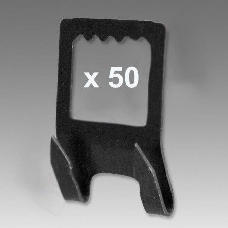 Colgador DOBLE PUNTA NEGRO para cartón pluma, foam