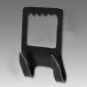 Colgador DOBLE PUNTA NEGRO para cartón pluma, foam