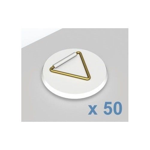 Gancho plástico adhesivo Ø 30 mm. 50 ud.