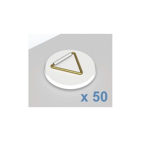 Gancho plástico adhesivo Ø 30 mm. 50 ud.