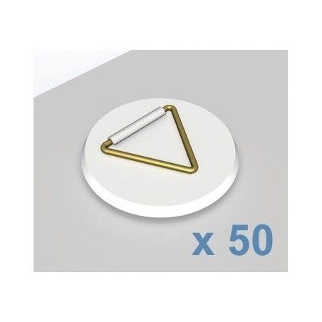 Gancho plástico adhesivo Ø 30 mm. 50 ud.