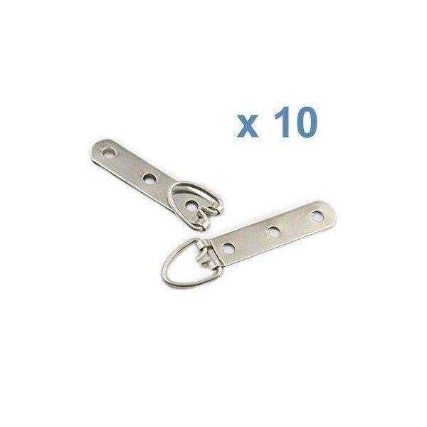Colgador reforzado 3 taladros. 10 ud