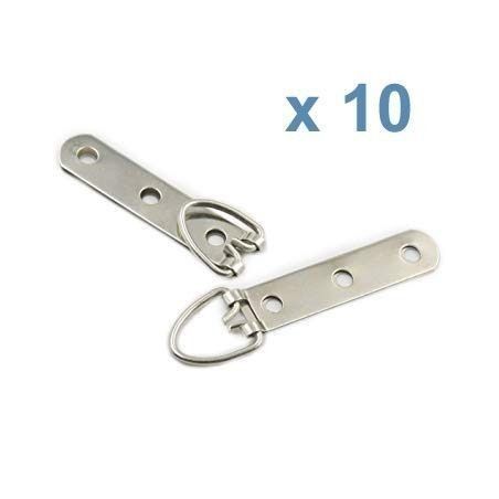 Colgador reforzado 3 taladros. 10 ud