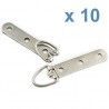 Colgador reforzado 3 taladros. 10 ud