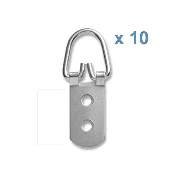 Colgador reforzado 2 taladros. 10 ud