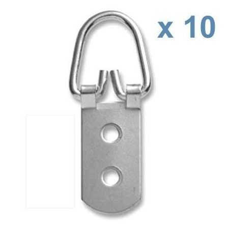 Colgador reforzado 2 taladros. 10 ud