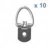 Colgador reforzado 1 taladro. 10 ud