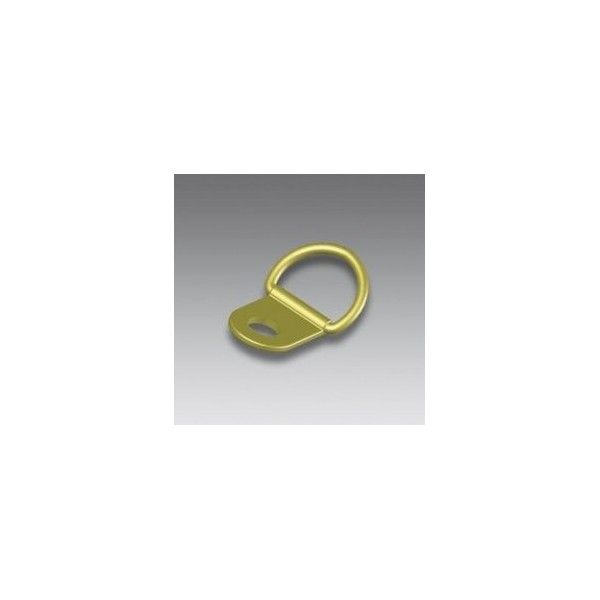 Colgador anilla dorado. 50 ud