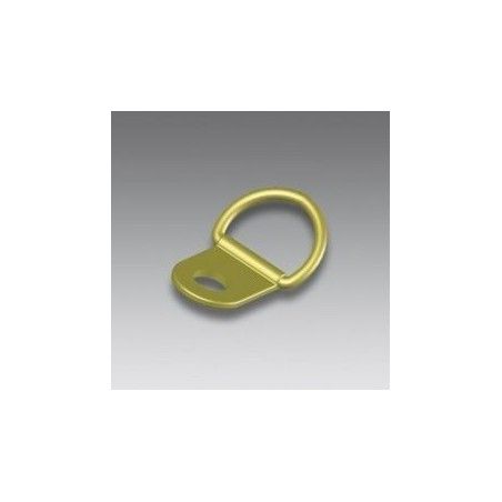 Colgador anilla dorado. 50 ud
