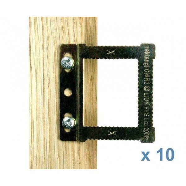 Colgador regulable para marcos de madera. 10 ud