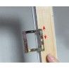 Colgador regulable para marcos de madera. 10 ud