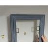 Colgador regulable para marcos de madera. 10 ud