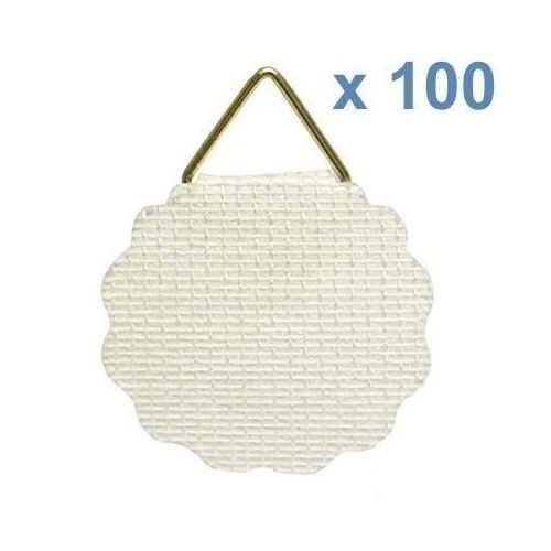 Colgador de tela engomado Ø 30 mm. 100 ud.