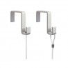 COLGADOR DE PARED BLANCO 31 mm
