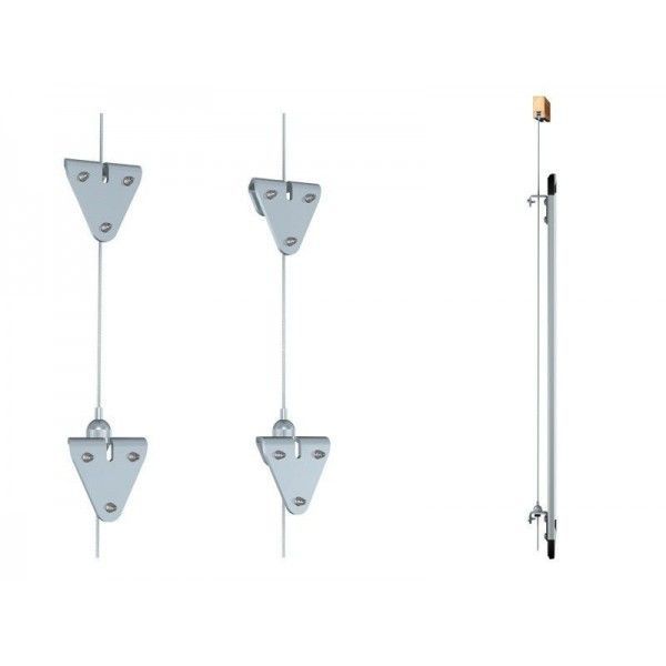 Guias para colgar paneles de la pared