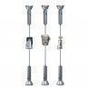 Sistema cable tensor techo suelo de la marca artiteq