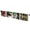 Colgar periodicos revistas folletos con Artiteq Magazine Rail