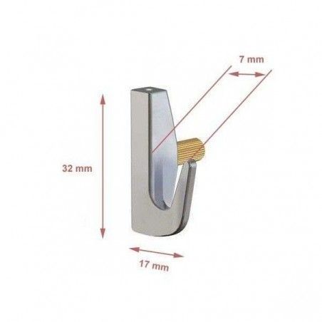 Colgar cuadros con Gancho HACK 7 Kg de artiteq