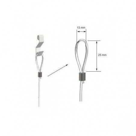 Cuerda de nylon con lazo 200 cm para colgar cuadros