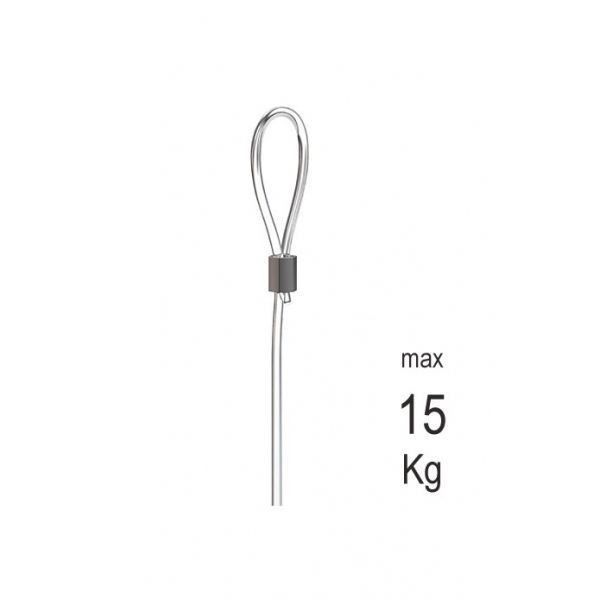 Cuerda de nylon con lazo 200 cm para colgar cuadros