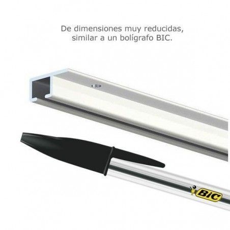 Colgar cuadros del techo con TopRail 200 cm. Blanco.