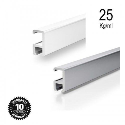 Sistema para colgar cuadros MiniRail Blanco 200 cm.