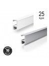 Sistema para colgar cuadros MiniRail Blanco 200 cm.