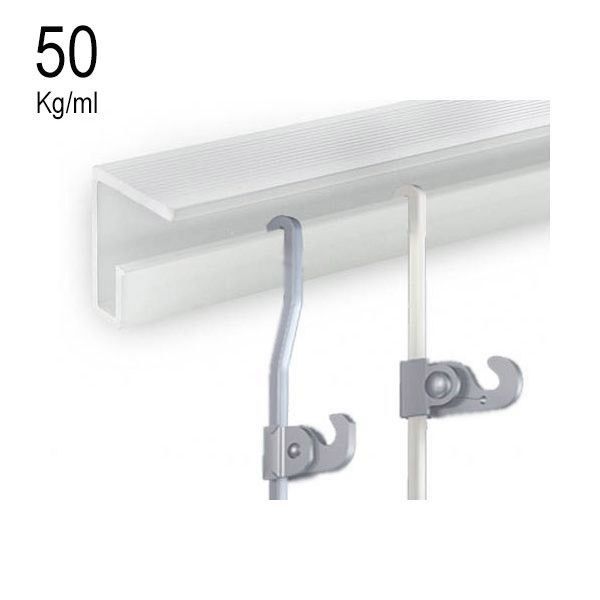 Guía para colgar cuadros del techo TopMax PRO BLANCO 200 cm