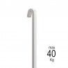 Varilla blanca en forma de U para colgar cuadros