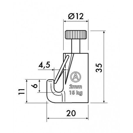 Colgar cuadros con Gancho RATCHET de seguridad