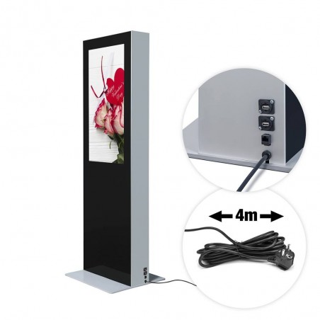 Tótem digital SLIM de doble cara