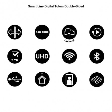 Tótem digital SMART de doble cara