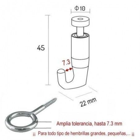 ganchos para colgar cuadros JBLOCk MAX 15 kg