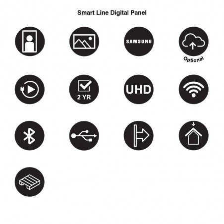 Panel digital SMART de pared