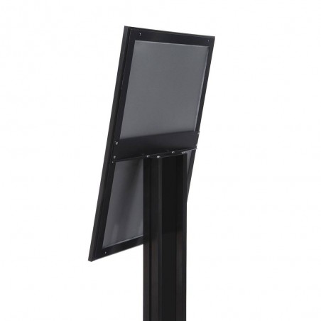 Porta Menú Negro con Soporte 4xA4