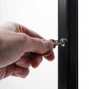 Porta Menú Negro con Soporte 4xA4