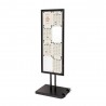 Soporte para Menú exterior negro 8 x A4