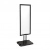 Soporte para Menú exterior negro 8 x A4