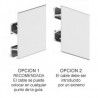 Sistema para colgar cuadros ClickRail Pro 200 cm. BLANCO.