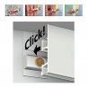 Sistema para colgar cuadros ClickRail Pro 200 cm. BLANCO.