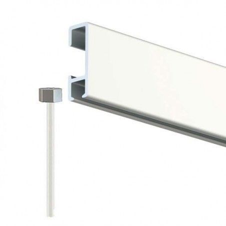Colgar cuadros con Cable nylon con tope invisible. 150 cm