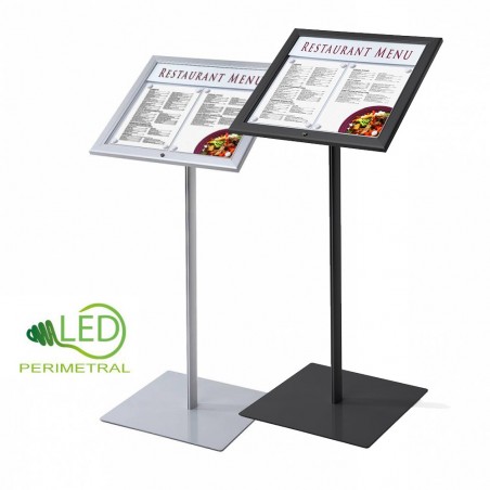 Atril Porta Menú Exterior LED