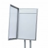 Porta Menú LED De Pie con Logo 4xA4
