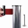 Poste separador con cinta extensible