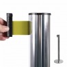 Poste separador con cinta extensible