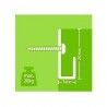 Sistema para colgar cuadros Classic Rail BLANCO 200 cm