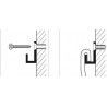 Sistema para colgar cuadros Classic Rail BLANCO 200 cm