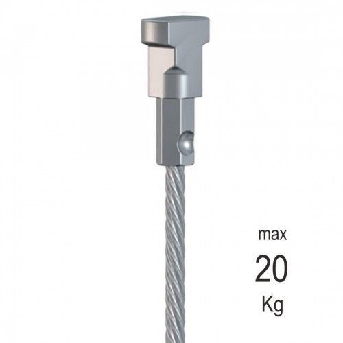 colgarcuadros con Cable acero con TWISTER. 250 cm.