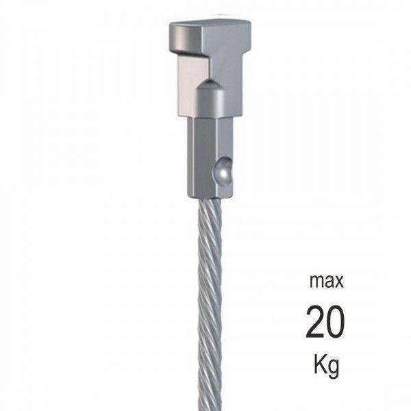 colgarcuadros con Cable acero con TWISTER. 250 cm.